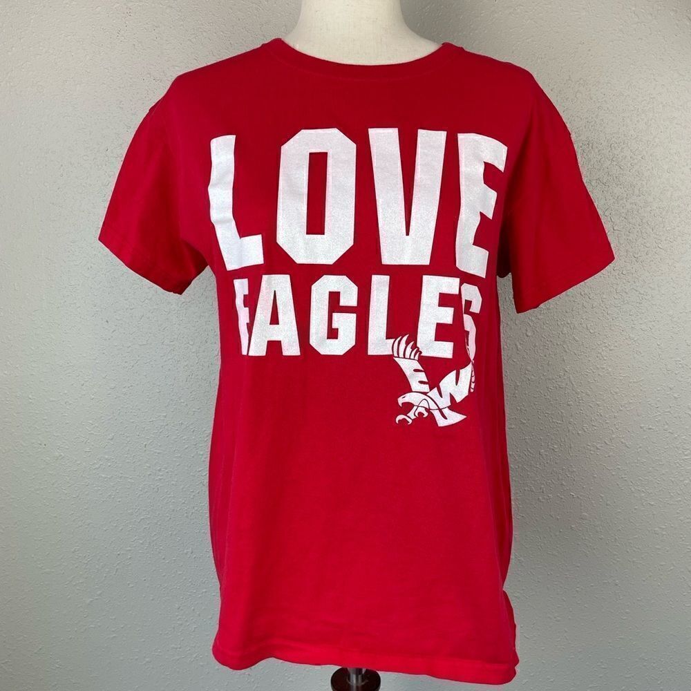 LOVE EAGLES EWU Short Sleeve T-Shirt Size L EUC